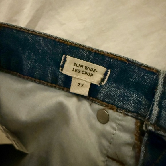 Madewell Slim Wide Leg Crop, Size 27 - Picture 4 of 7